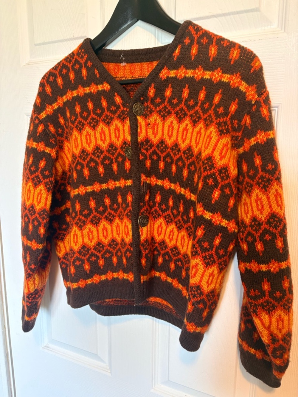 Stunning Vintage Button-Front Sweater